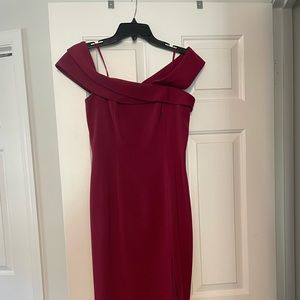 Jay Godfrey off the shoulder cocktail dress with back zip, never worn